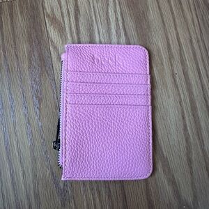 BECK Pink Card Holder Wallet Leather